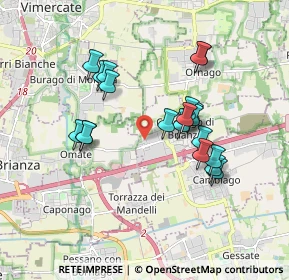 Mappa Via Sabin, 20873 Cavenago di Brianza MB, Italia (1.61)