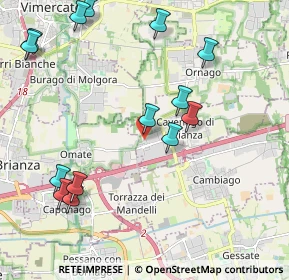 Mappa Via Sabin, 20873 Cavenago di Brianza MB, Italia (2.42214)