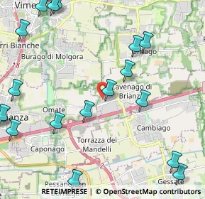 Mappa Via Sabin, 20873 Cavenago di Brianza MB, Italia (3.049)