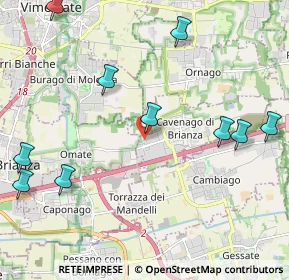 Mappa Via Sabin, 20873 Cavenago di Brianza MB, Italia (2.73273)
