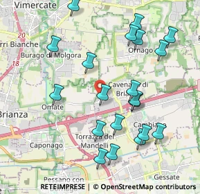 Mappa Via Sabin, 20873 Cavenago di Brianza MB, Italia (2.126)