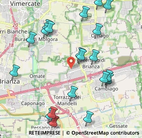 Mappa Via Sabin, 20873 Cavenago di Brianza MB, Italia (2.373)