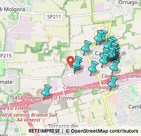 Mappa Via Sabin, 20873 Cavenago di Brianza MB, Italia (0.9315)