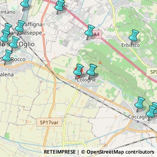 Mappa Via Silvio Pellico, 25033 Cologne BS, Italia (3.30375)