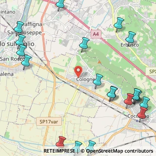 Mappa Via Kennedy, 25033 Cologne BS, Italia (3.2785)