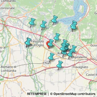 Mappa Via Silvio Pellico, 25033 Cologne BS, Italia (6.76333)