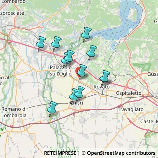 Mappa Via Silvio Pellico, 25033 Cologne BS, Italia (5.91917)