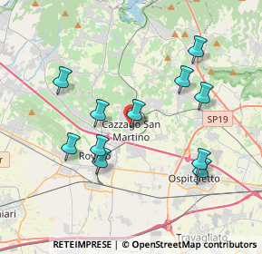 Mappa Via Privata Teresio Olivelli, 25046 Cazzago San Martino BS, Italia (3.67818)