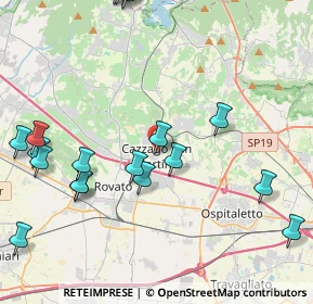 Mappa Via Privata Teresio Olivelli, 25046 Cazzago San Martino BS, Italia (5.4)