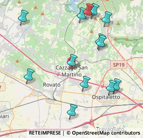 Mappa Via Privata Teresio Olivelli, 25046 Cazzago San Martino BS, Italia (4.64923)