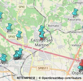 Mappa Via Privata Teresio Olivelli, 25046 Cazzago San Martino BS, Italia (3.23059)