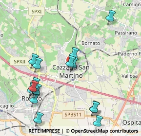Mappa Via Privata Teresio Olivelli, 25046 Cazzago San Martino BS, Italia (2.33133)
