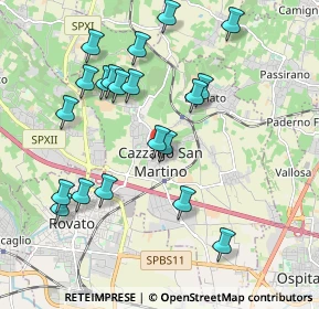 Mappa Via Privata Teresio Olivelli, 25046 Cazzago San Martino BS, Italia (2.0405)