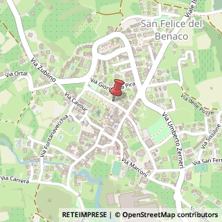 Mappa Via Dietro Castello, 7, 25010 San Felice del Benaco, Brescia (Lombardia)