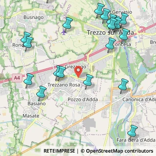 Mappa Via Umbria, 20060 Trezzano Rosa MI, Italia (2.8505)