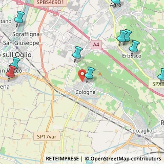 Mappa Via Salvo D'Acuisto, 25033 Cologne BS, Italia (3.38231)