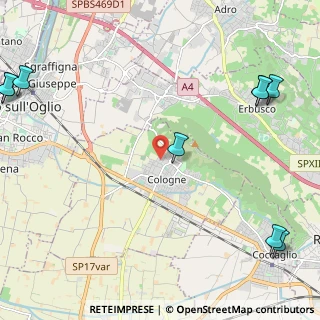 Mappa Via Salvo D'Acuisto, 25033 Cologne BS, Italia (3.72417)