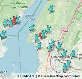 Mappa Piazza Giovan Battista Ferrario, 37010 Costermano VR, Italia (9.661)