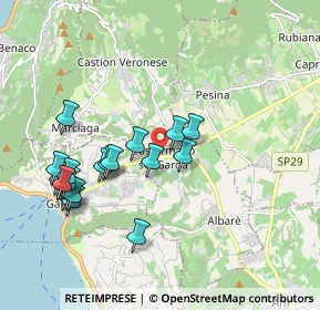 Mappa Piazza Giovan Battista Ferrario, 37010 Costermano VR, Italia (1.951)