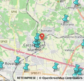 Mappa Traversa di Via della Pace, 25046 Cazzago San Martino BS, Italia (3.24857)