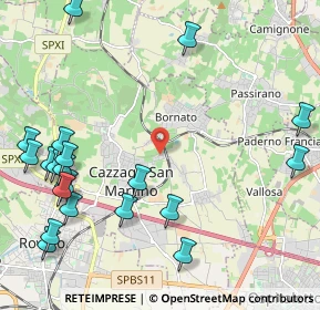 Mappa Traversa di Via della Pace, 25046 Cazzago San Martino BS, Italia (2.8105)