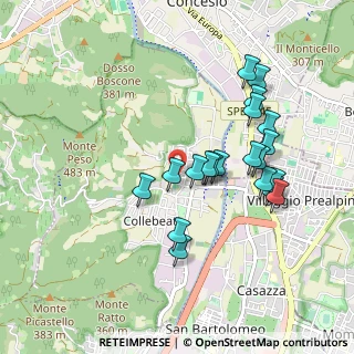 Mappa Via Bulloni, 25060 Collebeato BS, Italia (0.872)