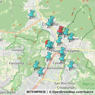 Mappa Via Bulloni, 25060 Collebeato BS, Italia (1.70688)