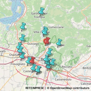Mappa Via Bulloni, 25060 Collebeato BS, Italia (8.3405)