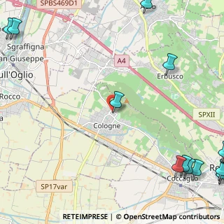 Mappa Via Chiesa, 25033 Cologne BS, Italia (3.98867)