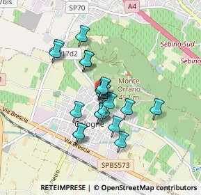 Mappa Via Chiesa, 25033 Cologne BS, Italia (0.6555)