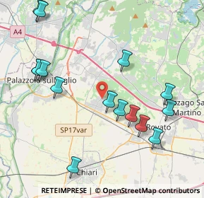 Mappa Via Chiesa, 25033 Cologne BS, Italia (4.57267)