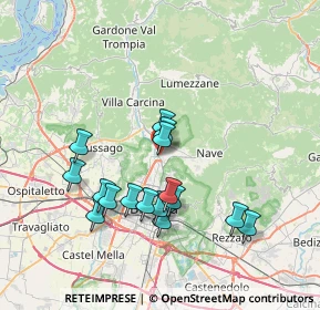 Mappa Via Passo dello Stelvio, 25136 Brescia BS, Italia (6.82)