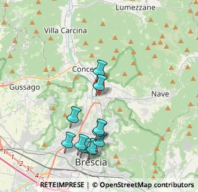 Mappa Via Passo dello Stelvio, 25136 Brescia BS, Italia (3.79727)