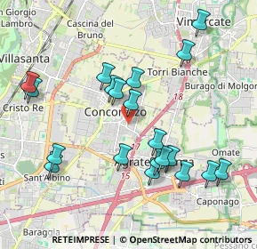 Mappa Via Maroncelli, 20863 Concorezzo MB, Italia (2.012)