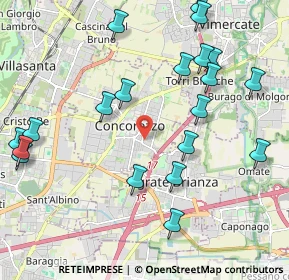 Mappa Via Maroncelli, 20863 Concorezzo MB, Italia (2.4105)