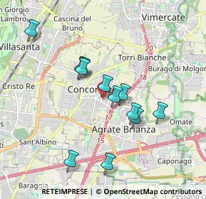 Mappa Via Maroncelli, 20863 Concorezzo MB, Italia (1.61583)