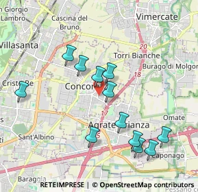 Mappa Via Maroncelli, 20863 Concorezzo MB, Italia (1.89)