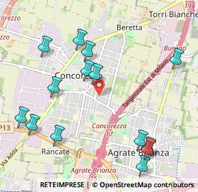 Mappa Via Maroncelli, 20863 Concorezzo MB, Italia (1.20643)