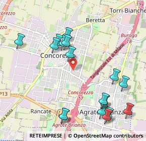 Mappa Via Maroncelli, 20863 Concorezzo MB, Italia (1.16471)