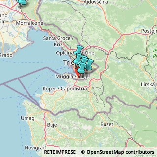 Mappa Via dei Laghetti, 34015 Muggia TS, Italia (19.37636)