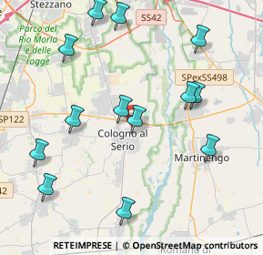 Mappa Via delle Galose, 24055 Cologno Al Serio BG, Italia (4.52)