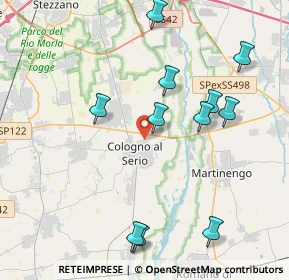 Mappa Via delle Galose, 24055 Cologno Al Serio BG, Italia (4.31909)