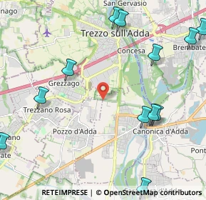 Mappa Via per Grezzago, 20056 Trezzo sull'Adda MI, Italia (2.95)