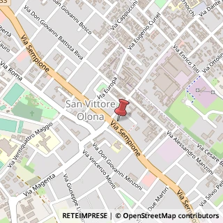 Mappa Corso Sempione, 185, 20028 San Vittore Olona, Milano (Lombardia)