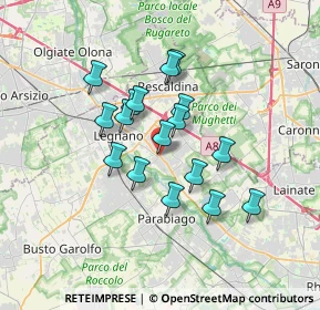 Mappa Via Giacomo Matteotti, 20028 San Vittore Olona MI, Italia (2.71235)