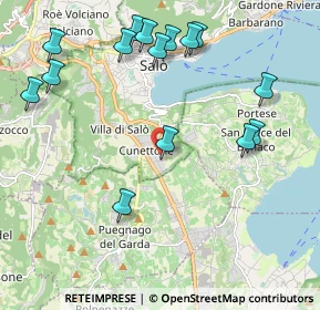 Mappa Via Camillo Golgi, 25087 Salò BS, Italia (2.374)