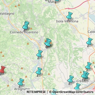 Mappa Via Bocca, 36070 Castelgomberto VI, Italia (6.9135)