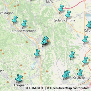 Mappa Via Bocca, 36070 Castelgomberto VI, Italia (6.332)
