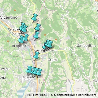 Mappa Via Bocca, 36070 Castelgomberto VI, Italia (1.9465)