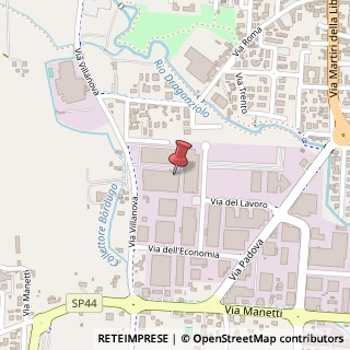 Mappa Via Villanova, 37/39, 35010 Trebaseleghe, Padova (Veneto)